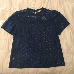 LOFT Geo-Lace Top - NWT